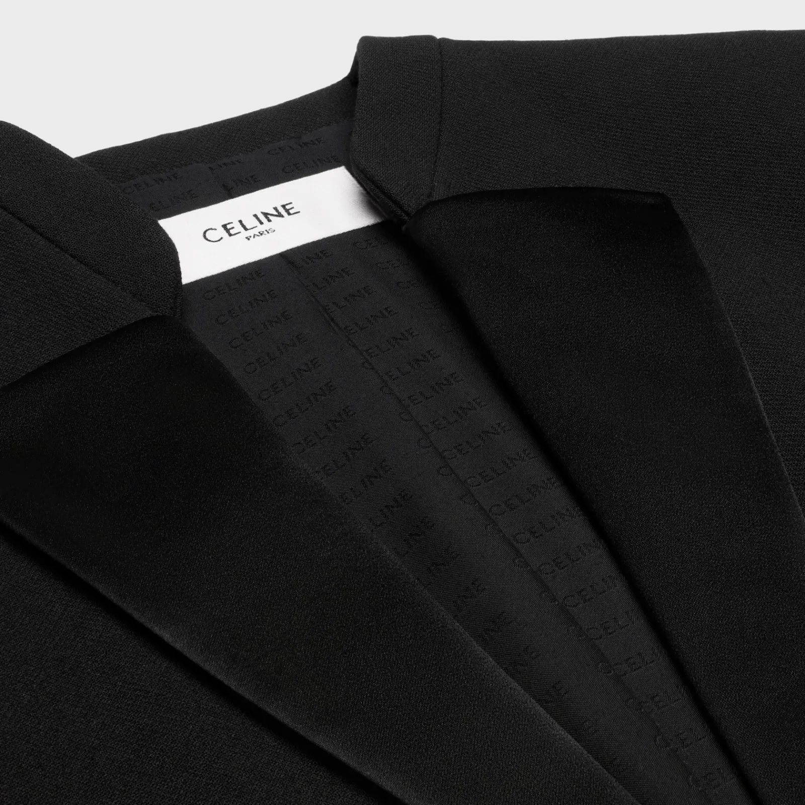 New jacket in satin-lined double faced wool crepe Women Jackets