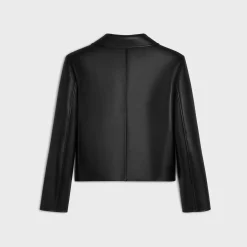 Hot jacket with Claudine collar in soft lambskin Women Jackets | Leather And Shearling