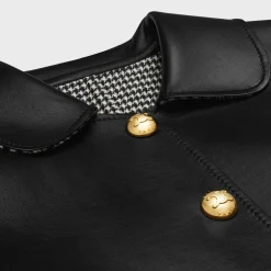 Hot jacket with Claudine collar in soft lambskin Women Jackets | Leather And Shearling