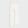 Best Jane flared jeans in optic white wash denim Women Pants And Shorts | Denim