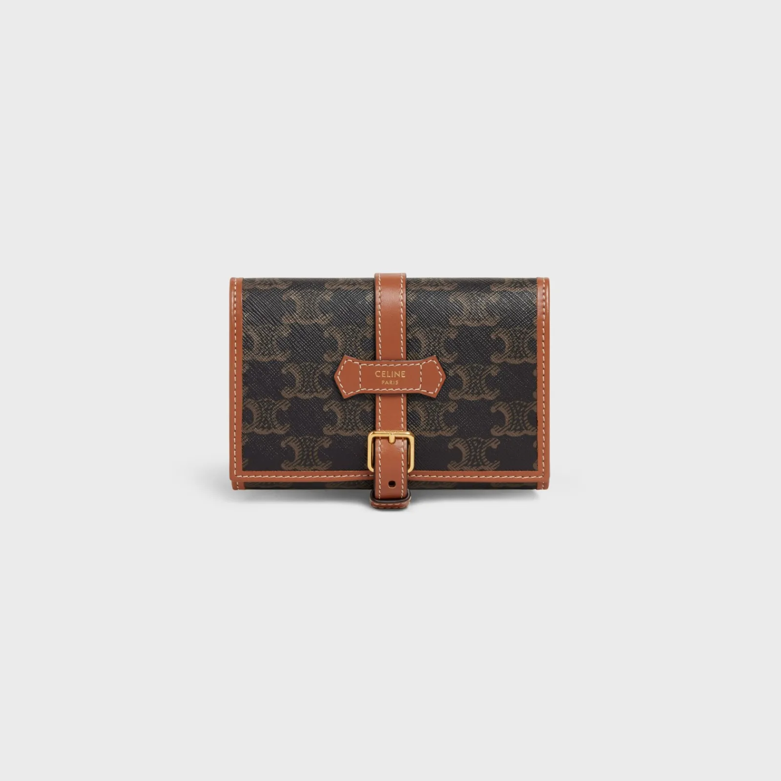 Online JEWELRY POUCH IN TRIOMPHE CANVAS AND CALFSKIN Travel Sprays
