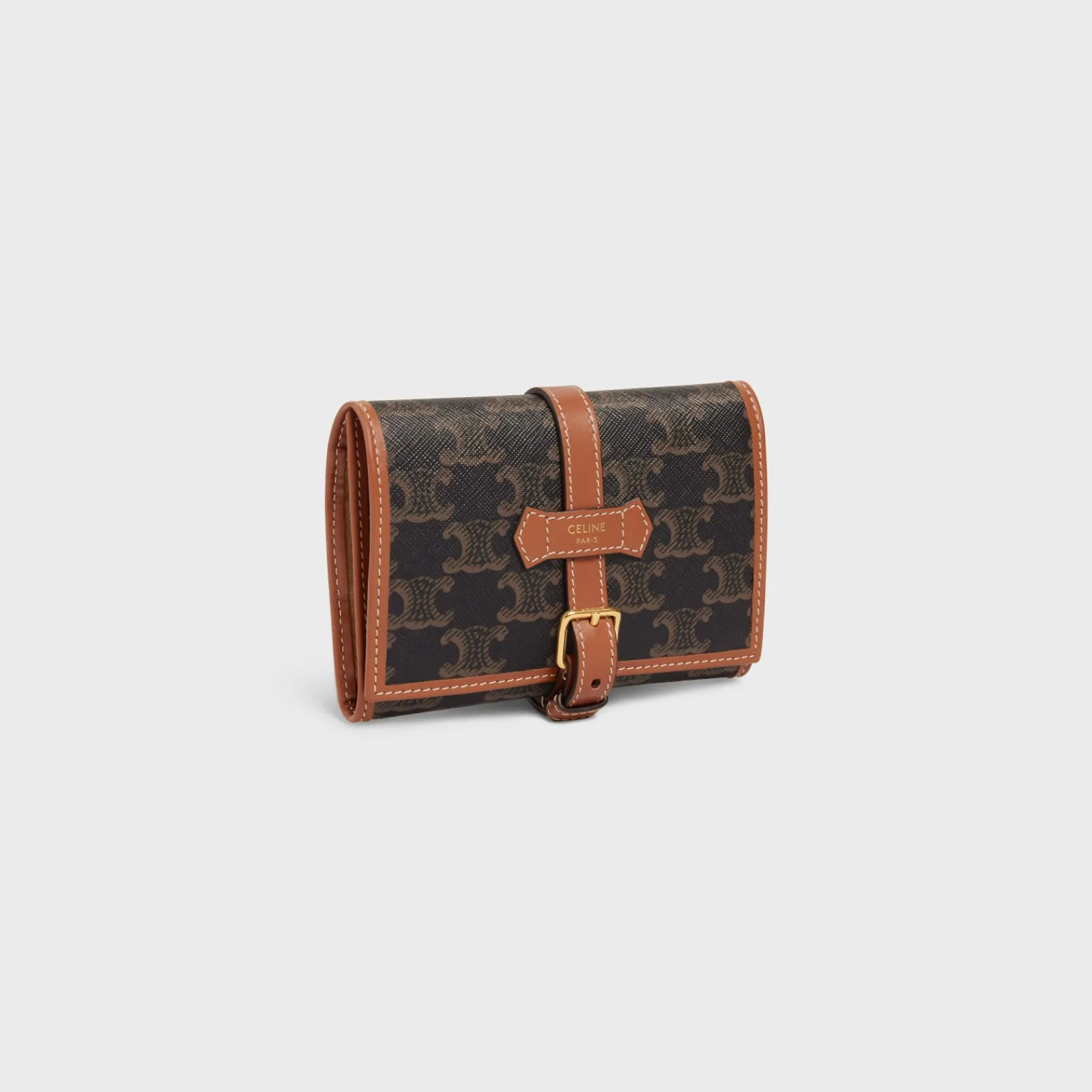 Online JEWELRY POUCH IN TRIOMPHE CANVAS AND CALFSKIN Travel Sprays