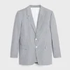 Clearance jude jacket in striped cotton Women Jackets
