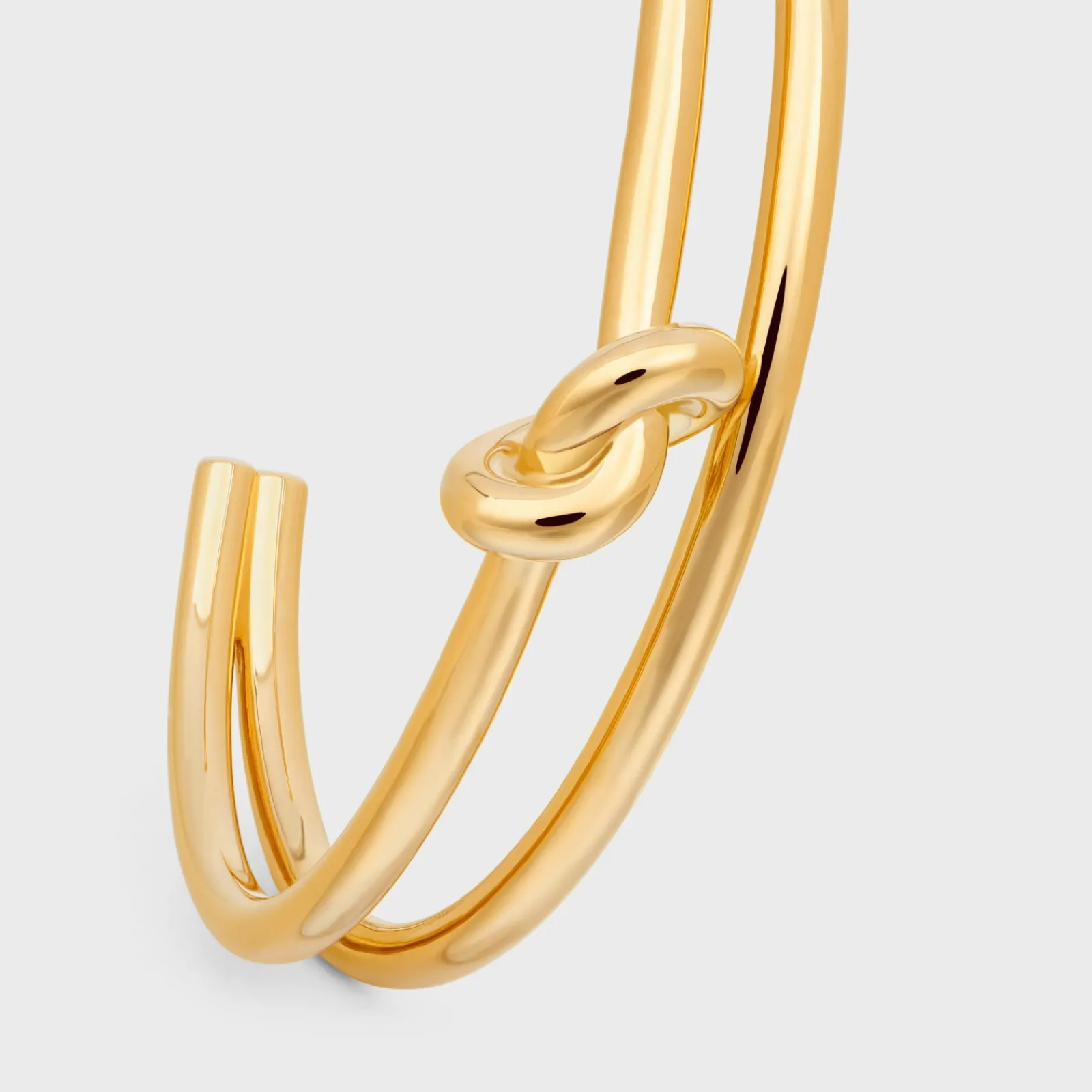 Best Knot Double Cuff in Brass with Finish Women Knot | Categories·Bracelets