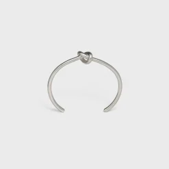 New Knot Extra-Thin Bracelet in Brass with Rhodium finish Women Knot | Categories·Bracelets