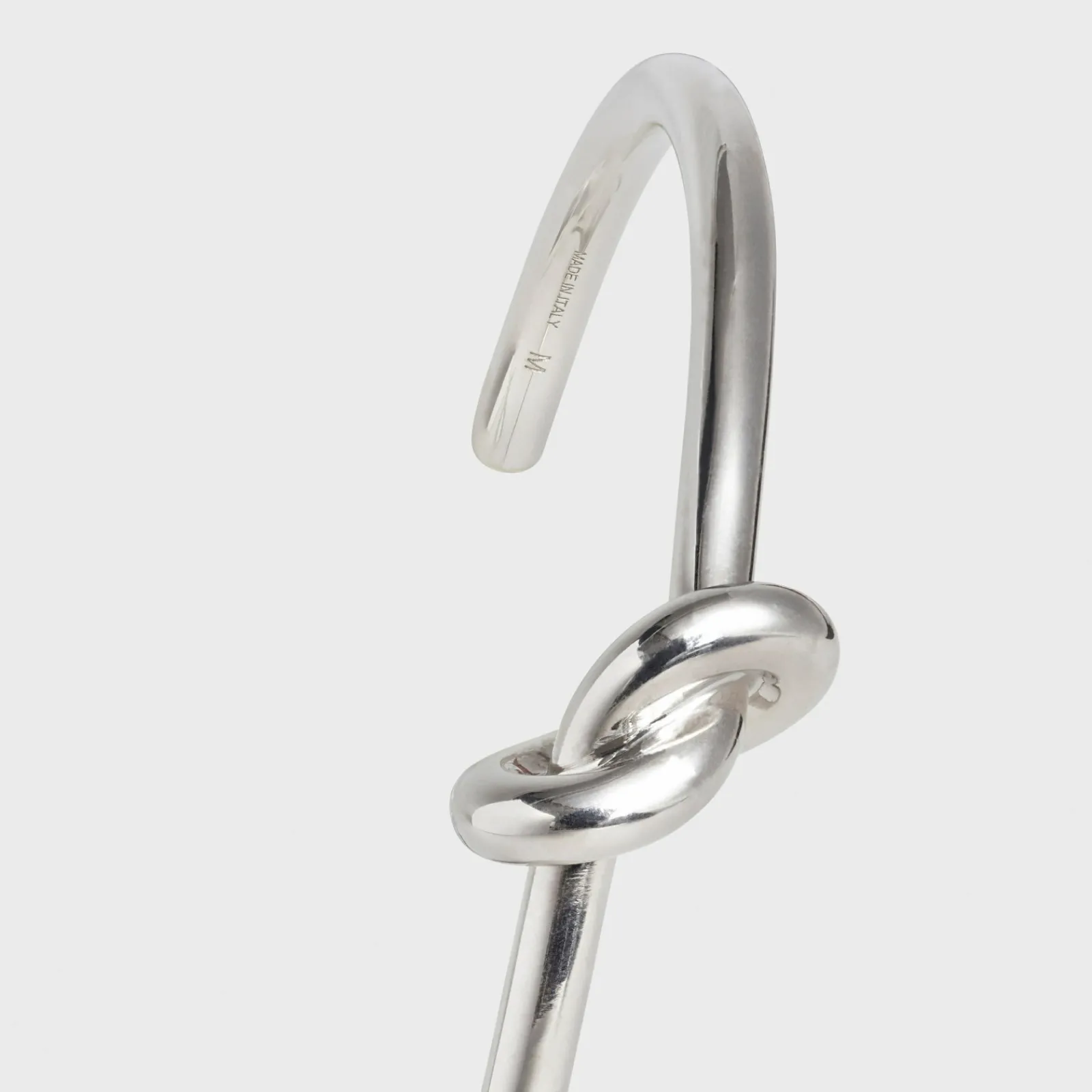 New Knot Extra-Thin Bracelet in Brass with Rhodium finish Women Knot | Categories·Bracelets