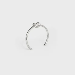 New Knot Extra-Thin Bracelet in Brass with Rhodium finish Women Knot | Categories·Bracelets