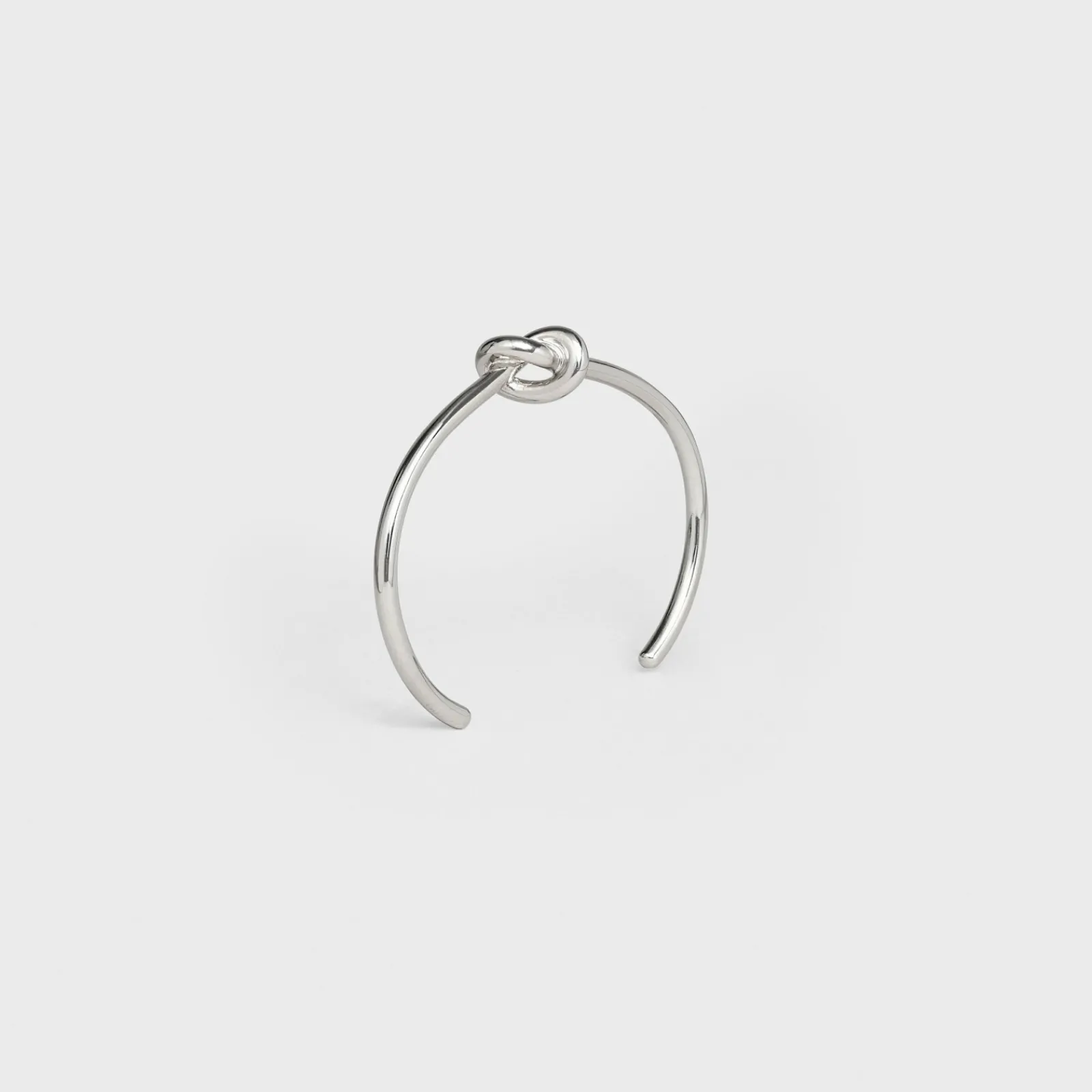 New Knot Extra-Thin Bracelet in Brass with Rhodium finish Women Knot | Categories·Bracelets