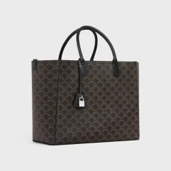 Best Large cabas in Triomphe canvas and calfskin Triomphe Canvas | Categories·Tote Bags