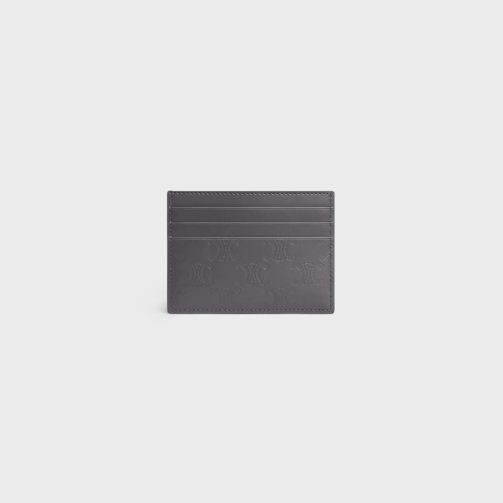 Clearance LARGE CARD HOLDER in Calfskin with triomphe embossed Categories·Oin And Card Holders