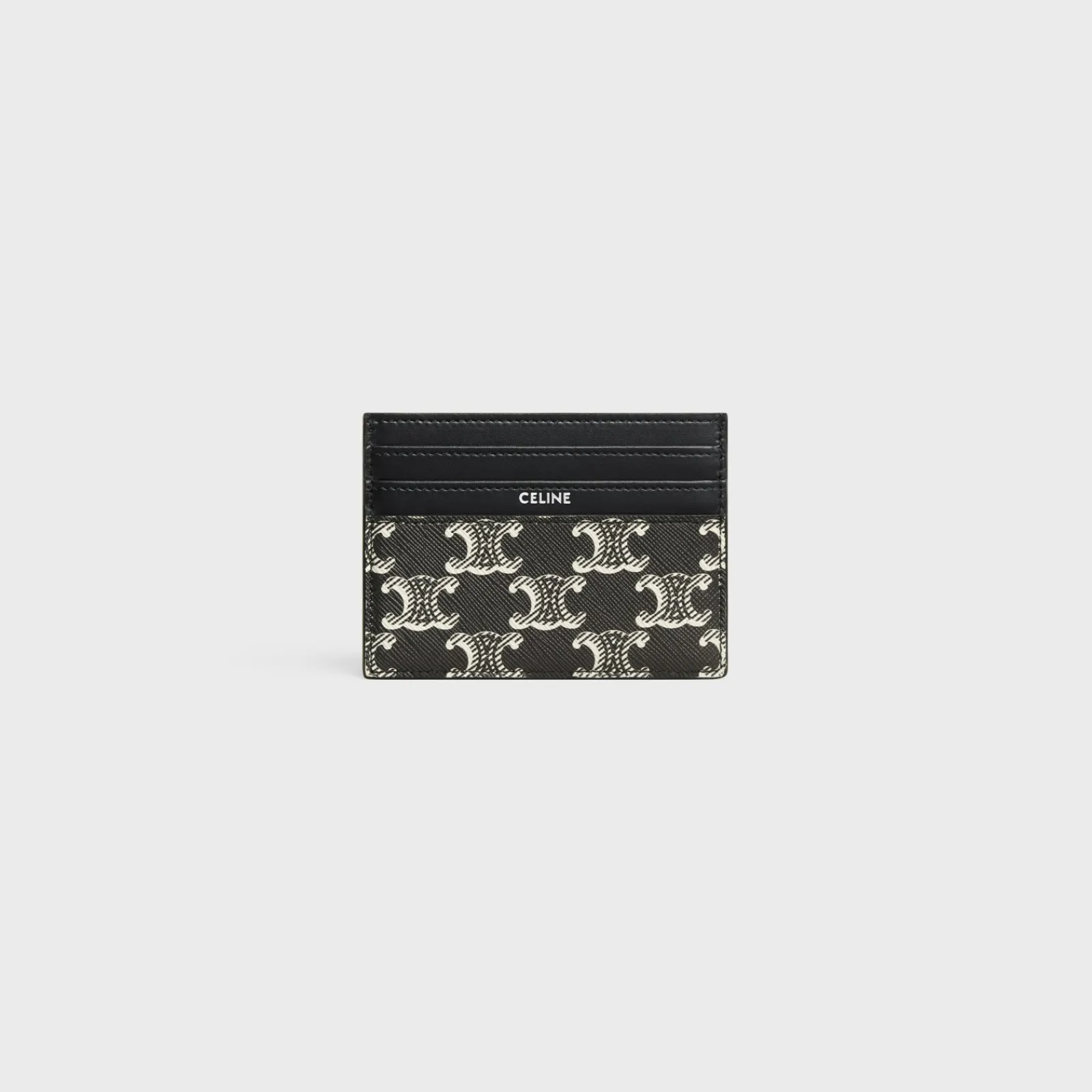Fashion LARGE CARD HOLDER in Triomphe canvas two-tone and calfskin Triomphe Canvas | Categories·Oin And Card Holders