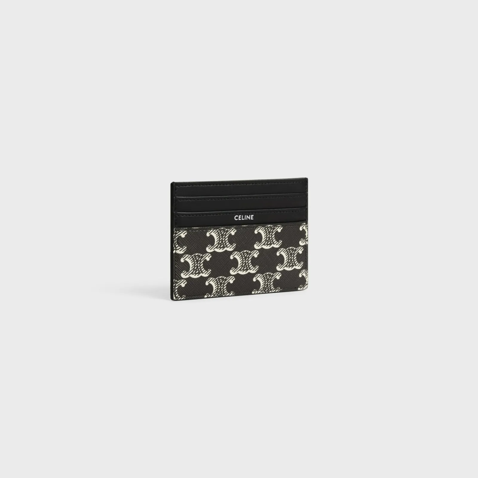 Fashion LARGE CARD HOLDER in Triomphe canvas two-tone and calfskin Triomphe Canvas | Categories·Oin And Card Holders