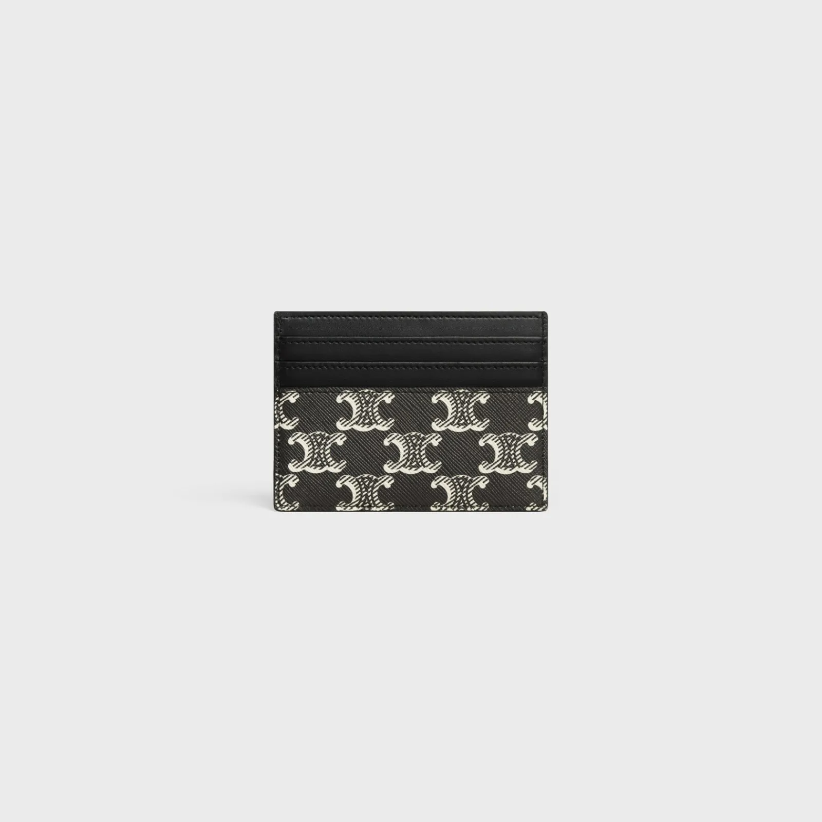 Fashion LARGE CARD HOLDER in Triomphe canvas two-tone and calfskin Triomphe Canvas | Categories·Oin And Card Holders