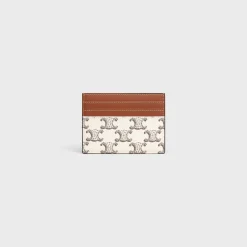 Online LARGE CARD HOLDER in Triomphe Canvas and calfskin Triomphe Canvas | Categories·Oin And Card Holders