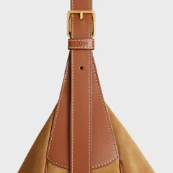 Discount LARGE HELOÏSE CUIR TRIOMPHE BAG in SUEDE CALFSKIN Women More Lines·Cuir Triomphe | Categories·Shoulder Bags