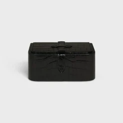 Online large jewels case in crocodile Beauty Accessories | Travel
