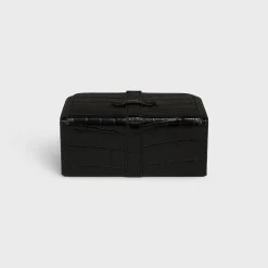 Online large jewels case in crocodile Beauty Accessories | Travel