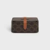 Discount Large Jewels Case in Triomphe Canvas and Calfskin Beauty Accessories | Travel