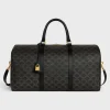Clearance Large Travel Bag in Triomphe Canvas and calfskin Triomphe Canvas | Categories·Business And Travel Bags