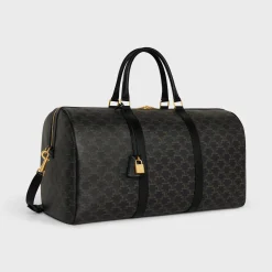 Clearance Large Travel Bag in Triomphe Canvas and calfskin Triomphe Canvas | Categories·Business And Travel Bags