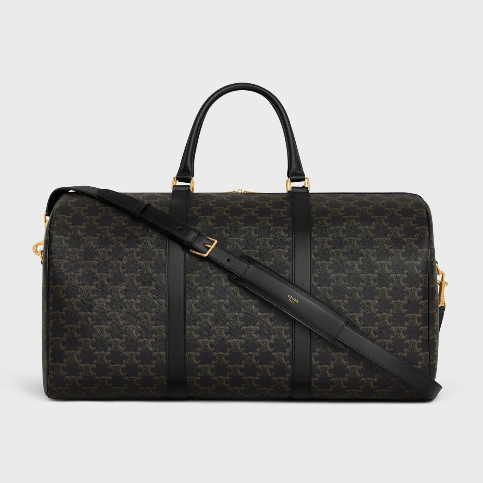 Clearance Large Travel Bag in Triomphe Canvas and calfskin Triomphe Canvas | Categories·Business And Travel Bags