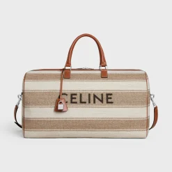 Sale Large Travel Bag in Textile with jacquard and calfskin Categories·Business And Travel Bags