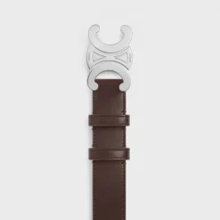 Clearance Large triomphe belt in VINTAGE CALFSKIN Belts