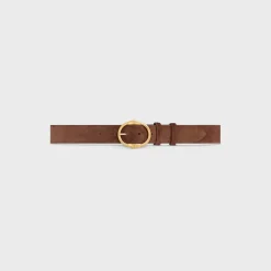 Best LARGE TWIN TRIOMPHE BELT in SUEDE CALFSKIN Women Other Lines