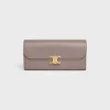 Online LARGE WALLET TRIOMPHE in Shiny calfskin Women Triomphe | Categories·Wallets