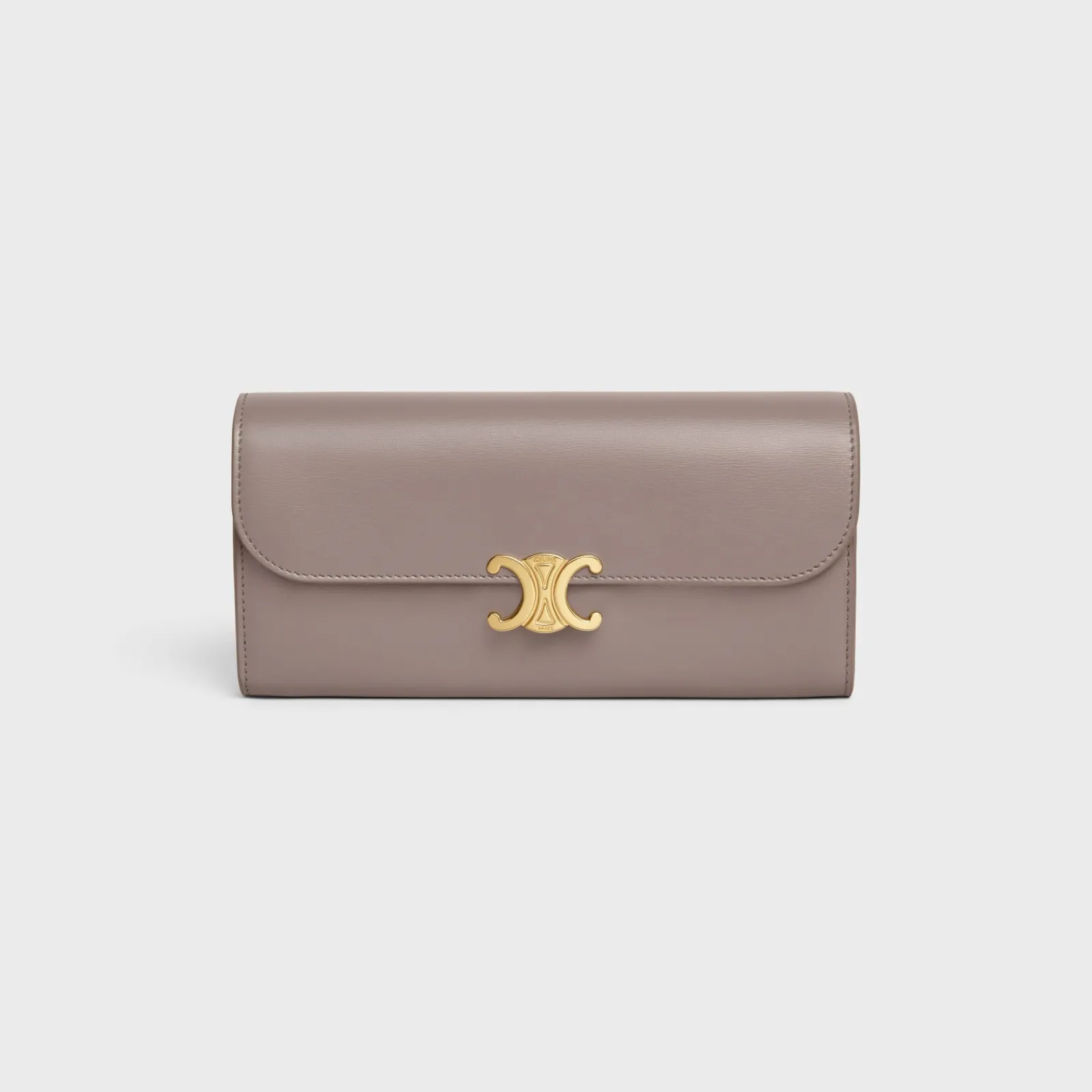 Online LARGE WALLET TRIOMPHE in Shiny calfskin Women Triomphe | Categories·Wallets