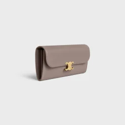 Online LARGE WALLET TRIOMPHE in Shiny calfskin Women Triomphe | Categories·Wallets