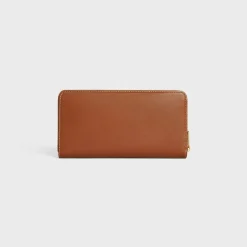 Discount LARGE ZIPPED WALLET CUIR TRIOMPHE IN SMOOTH CALFSKIN Women More Lines·Cuir Triomphe | Categories·Wallets