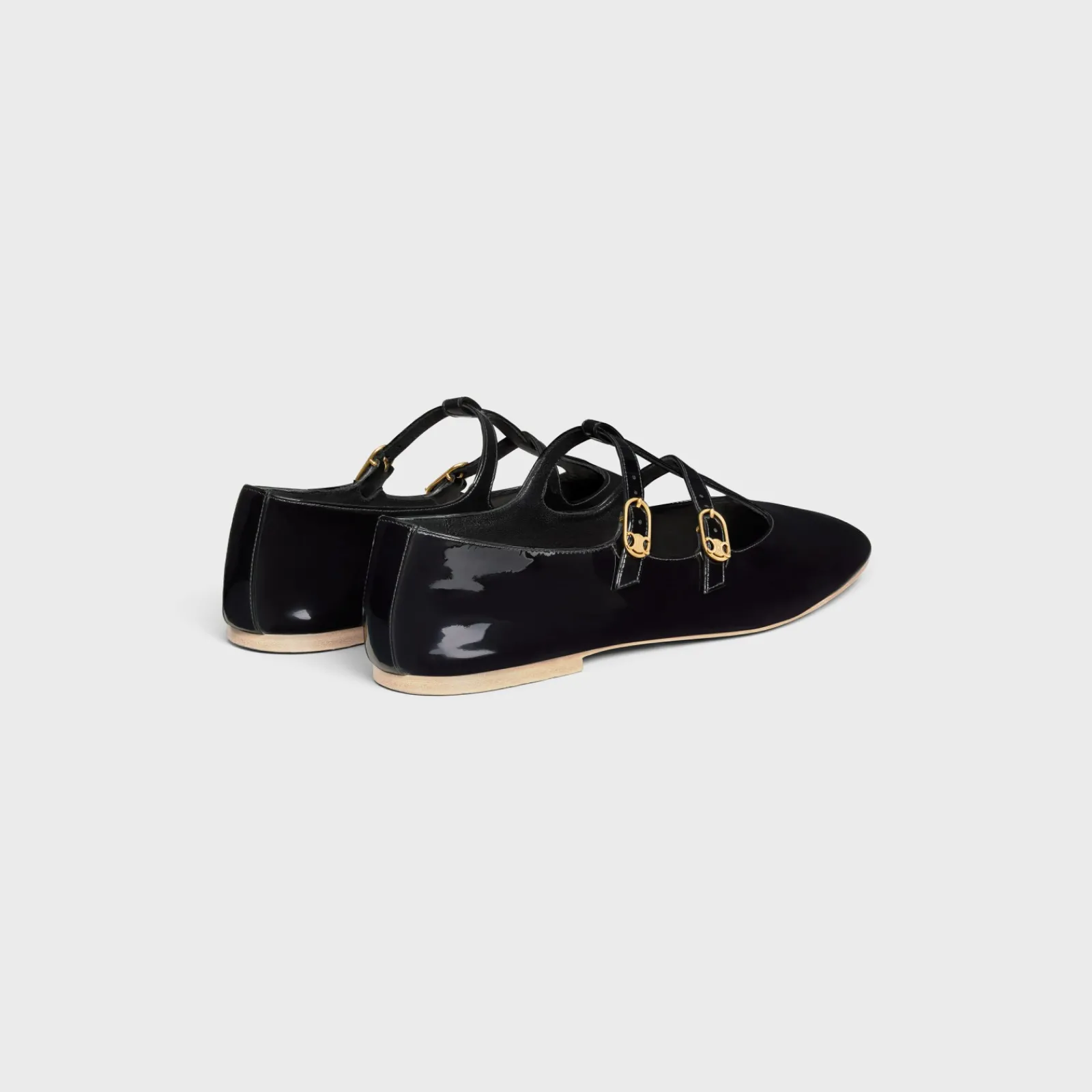 Sale LES BALLERINES BABIES in PATENT CALFSKIN Women Loafers And Flats