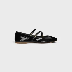 Discount LES BALLERINES CRISS-CROSS BABIES BALLERINA in PATENT CALFSKIN Women Loafers And Flats