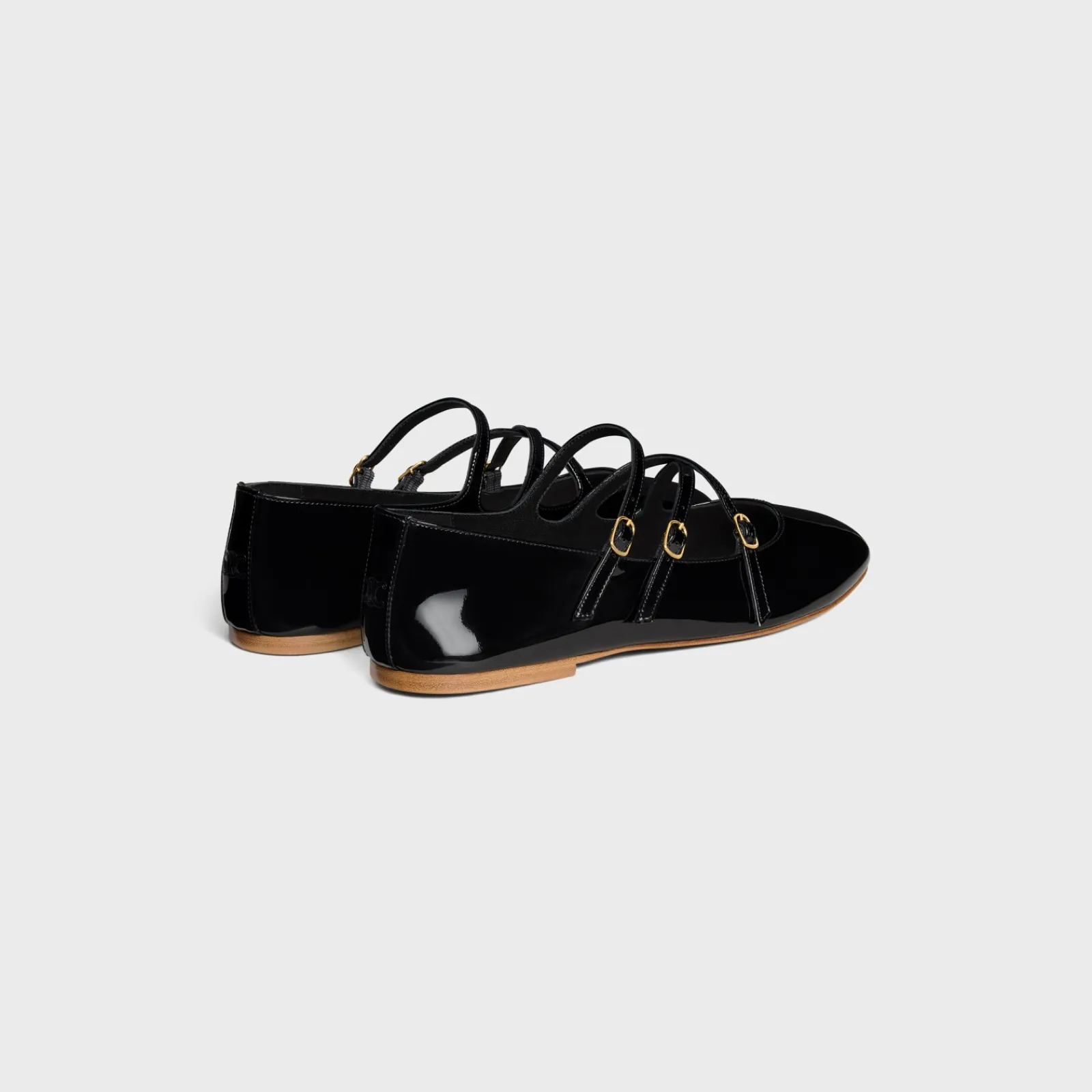 Discount LES BALLERINES CRISS-CROSS BABIES BALLERINA in PATENT CALFSKIN Women Loafers And Flats