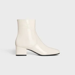 Online LES BOTTES TRIOMPHE ZIPPED BOOT in PATENT CALFSKIN Women Boots And Ankle Boots