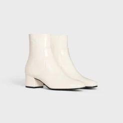 Online LES BOTTES TRIOMPHE ZIPPED BOOT in PATENT CALFSKIN Women Boots And Ankle Boots