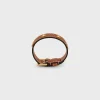 Online Les Cuirs Bracelet in Calfskin and Brass with Gold Finish Women Triomphe | Other Lines