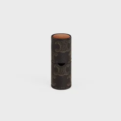 Clearance LIPSTICK HOLDER IN TRIOMPHE CANVAS AND CALFSKIN Beauty Accessories