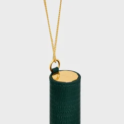 Outlet LIPSTICK NECKLACE IN LIZARD Beauty Accessories