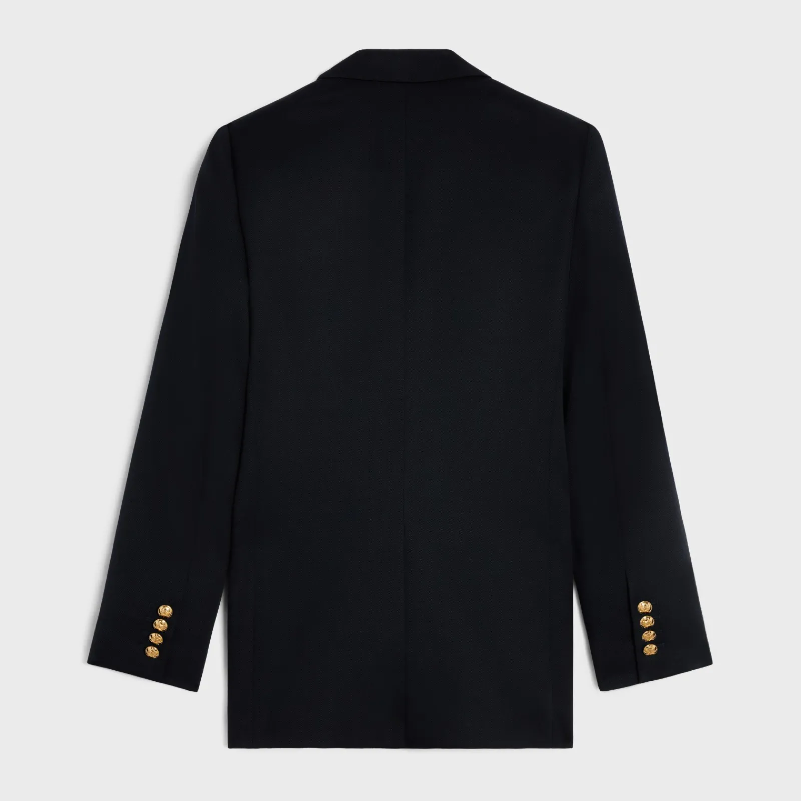 Best long blazer in diagonal wool Women Jackets