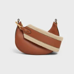 New long strap in Shearling and calfskin Women Categories·Straps And Accessories