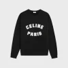 Discount loose paris sweatshirt in cotton fleece T-Shirts And Sweatshirts