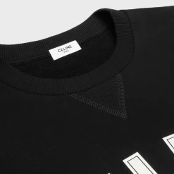 Discount loose paris sweatshirt in cotton fleece T-Shirts And Sweatshirts