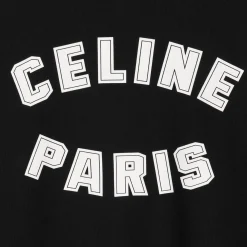 Discount loose paris sweatshirt in cotton fleece T-Shirts And Sweatshirts