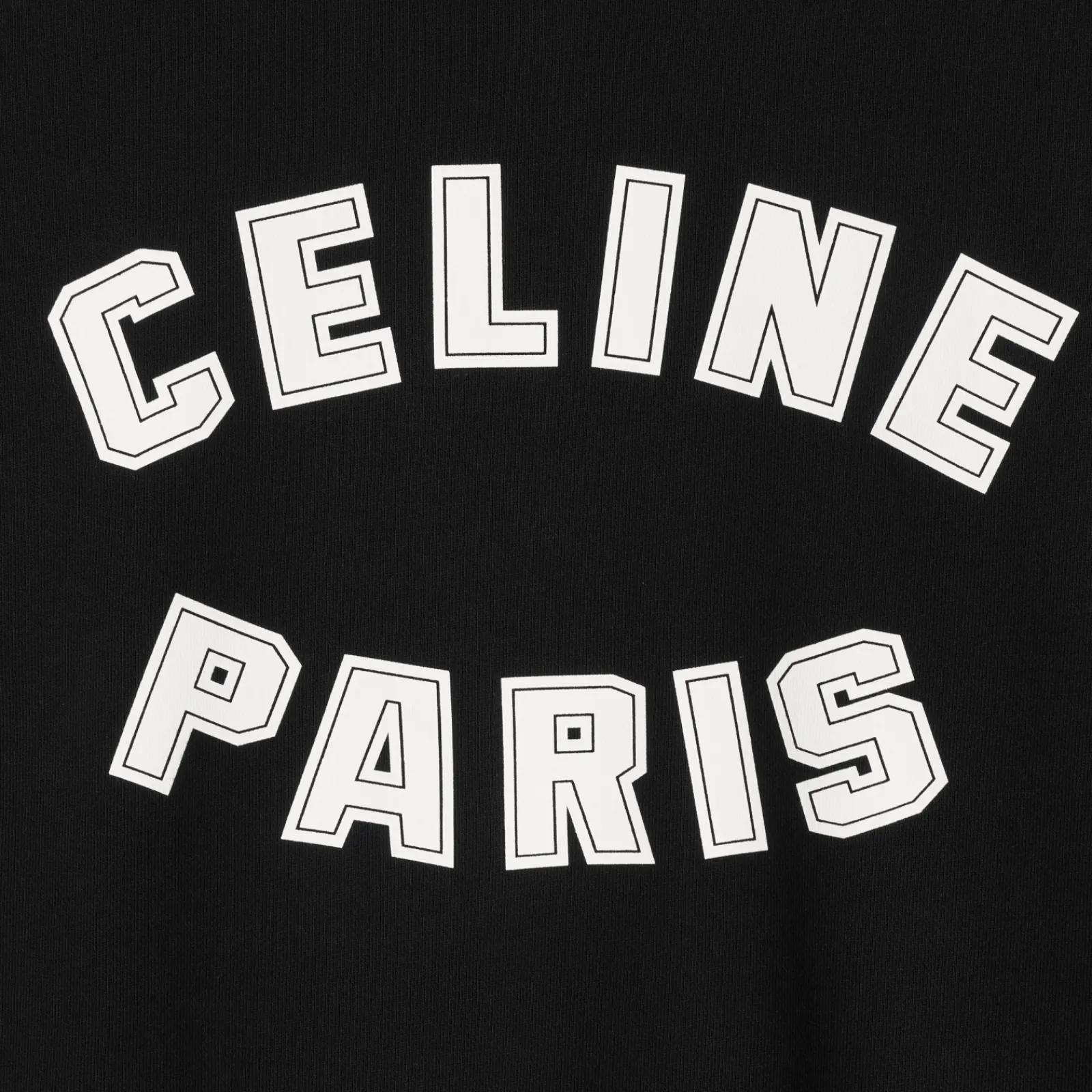 Discount loose paris sweatshirt in cotton fleece T-Shirts And Sweatshirts