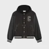 Hot loose teddy jacket in charcoal wash denim Coats & Blousons | Denim