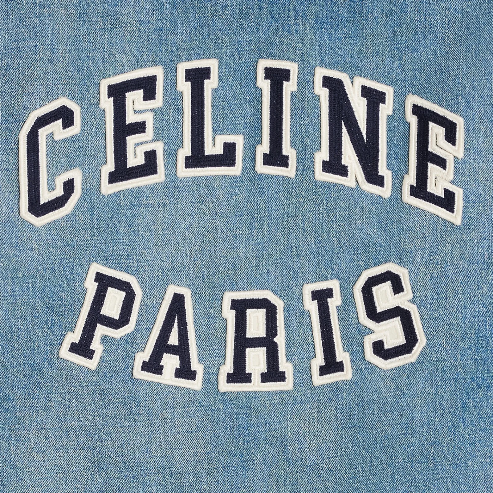 Online loose teddy jacket in pismo wash denim Denim