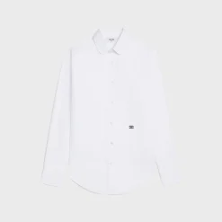 Sale loose peter pan collar shirt in cotton poplin Shirts