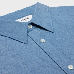 Hot loose shirt in chambray cotton Shirts
